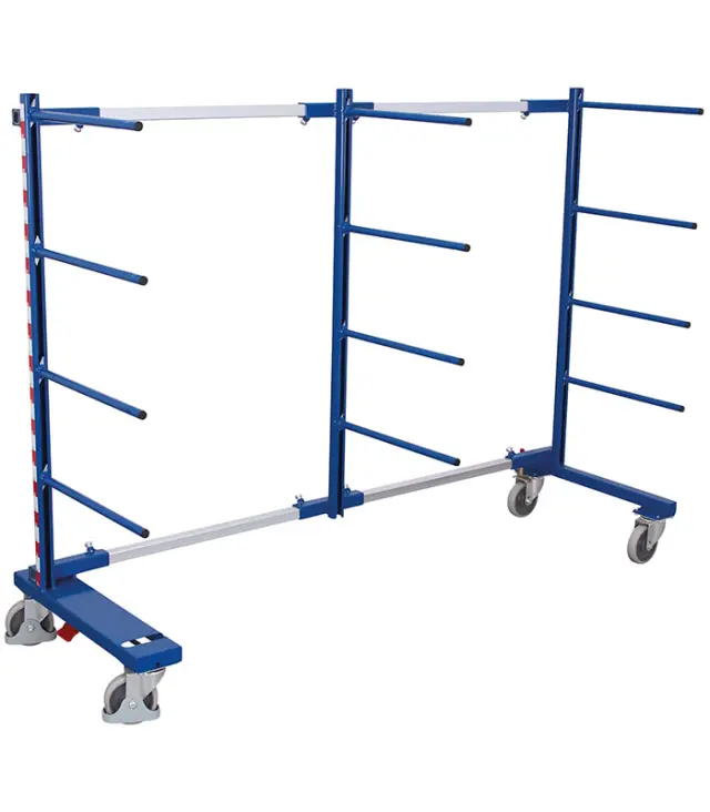 Variofit sw-210.006 Τρόλεϊ Επιμηκών Αντικειμένων με Βραχίονες για Φορτίο Βάρους ως 400kg 3