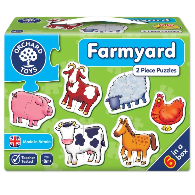 Orchard Toys Παζλ Farmyard Puzzle για 1,5+ ετών ORCH202