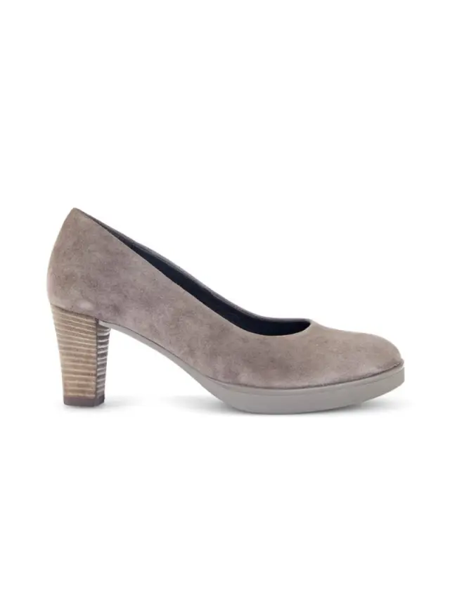 Gabor Γόβες Γυναικείο δέρμα Nubuck Γκρί GAB/32110 33-FUMO 3