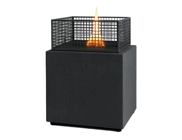 Επιδαπέδια Εστία Φωτιάς Agni 40 Tenderflame με διάρκεια καύσης 4 - 5 ώρες, χωρητικότητα δεξαμενής 1000ml και διαστάσεις 40.5x40.5x41cm - Black TF-800008