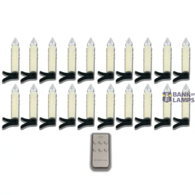 Candle lights - 2400K IP20 3x AAA - X-Mas - 20 Pieces