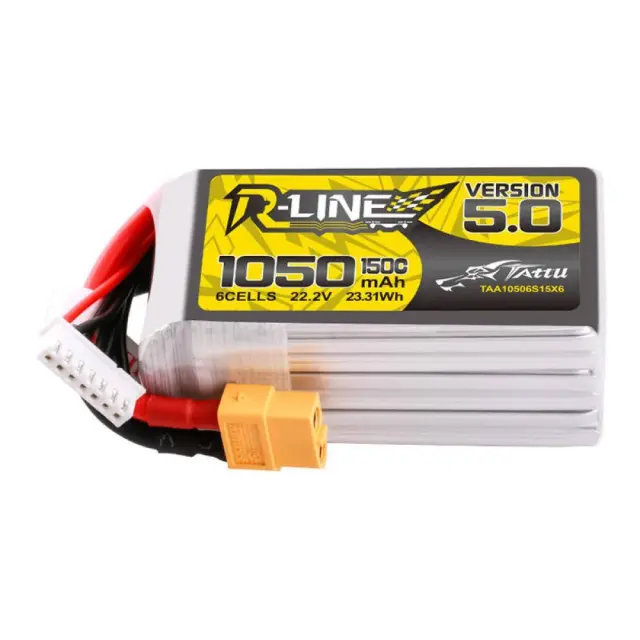 Tattu R-Line V5 Μπαταρία Li-Po 22.2V 1050mAh 150C 6S XT60 για Drone