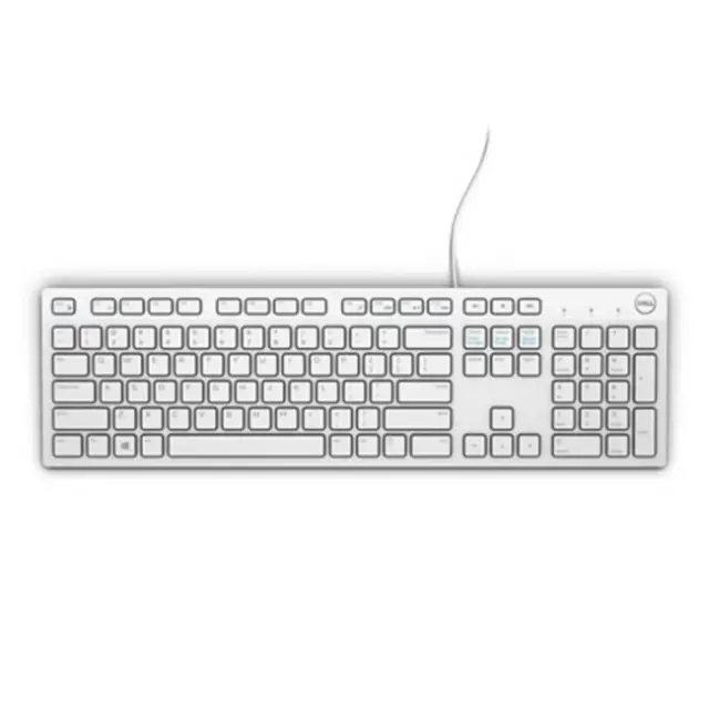 Dell Keyboard KB216 100% White (580-ADGM)