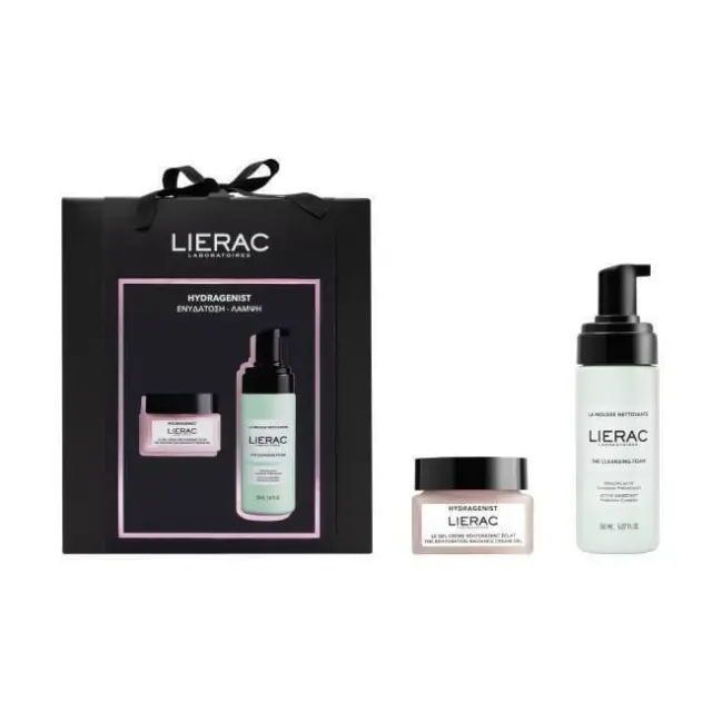 Lierac Hydragenist Σετ Περιποίησης για Ενυδάτωση , Καθαρισμό Προσώπου & Λάμψη 2τμχ
