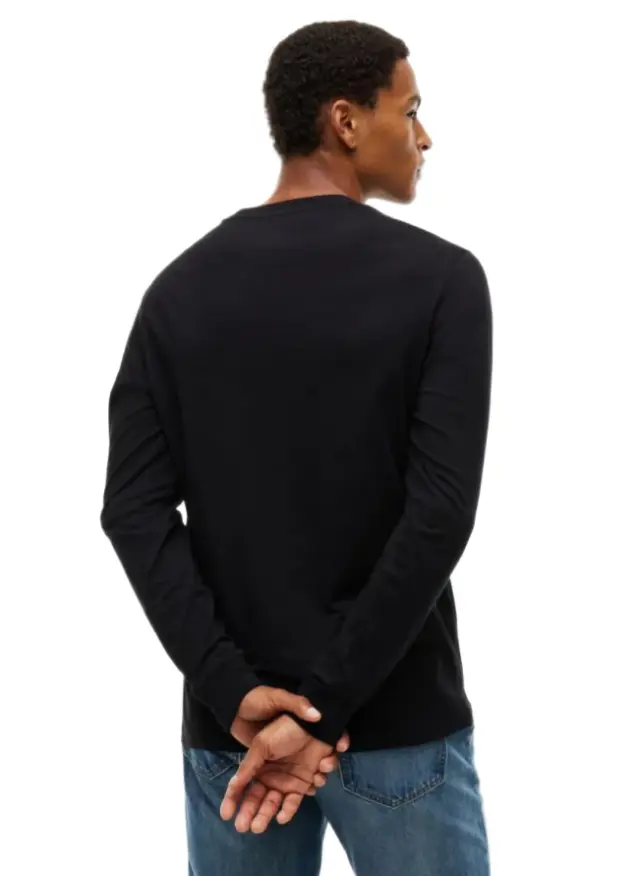 Tommy Hilfiger ανδρική μονόχρωμη μπλούζα DM0DM23546-1 2