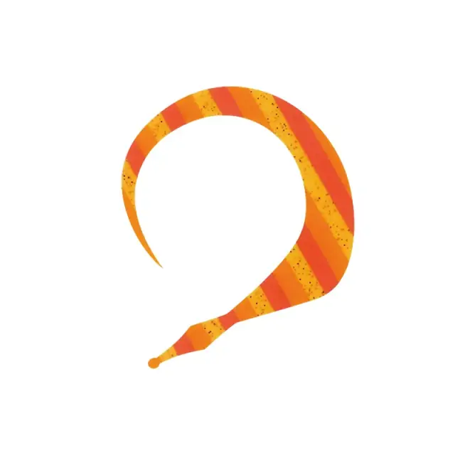 Ανταλλακτικές Ουρές Free Slide Hayabusa SE191 – Σετ 2 τεμαχίων #5 Triple Orange Zebra