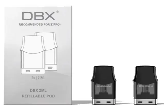 Zippo DBX Refillable Pods - Επαναγεμιζόμενη Κάψουλα 2ml (2τεμ.) 2