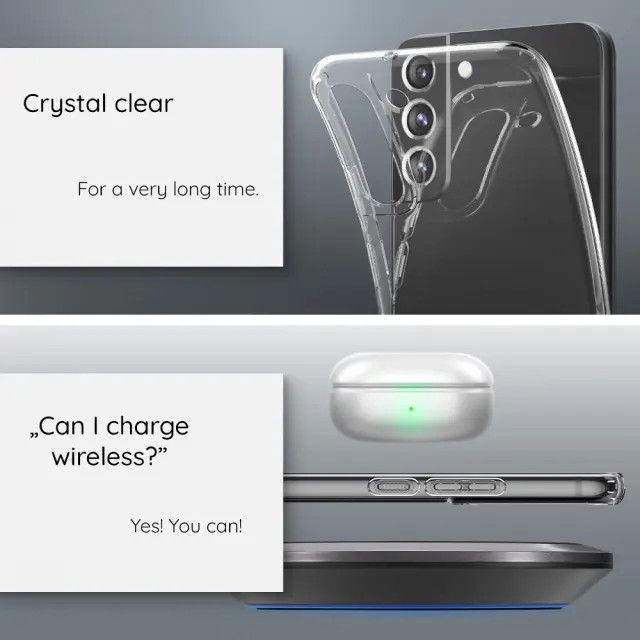 Techsuit - Clear Silicone - Nothing Phone (4a) - Transparent 3