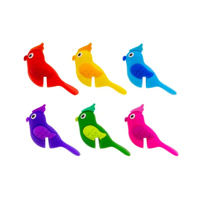 Pylones Set 6 Glass Markers: Aperuche Birds