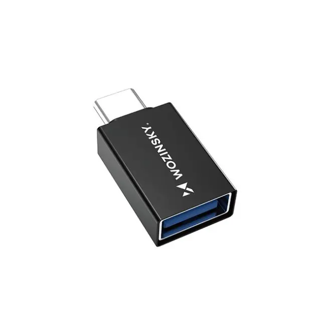 Wozinsky W10GY1S USB-C to USB-A 3.2 10Gb/s Adapter Black
