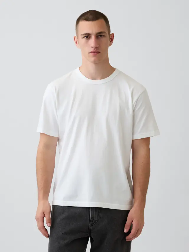 Άσπρη Original Μπλούζα από 100% Οργανικό Βαμβάκι White