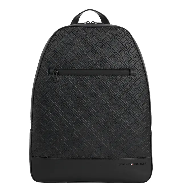 Σακίδιο TOMMY HILFIGER TH Monogram Textured 12674 Μαύρο