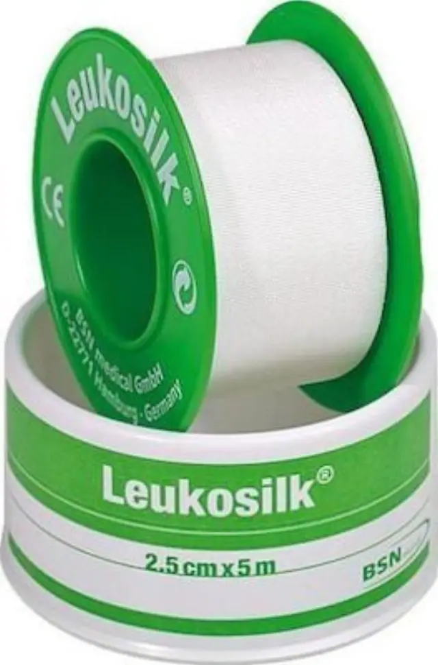LEUKOPLAST Leukosilk Αυτοκόλλητη Eπιδεσμική Tαινία 2,5cmx4,6m, 1τεμ