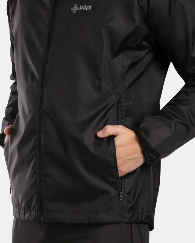 Αδιάβροχο Αντιανεμικό Μπουφάν Kilpi Unisex Jaluu-U Black - WU0180KI-BLK - S 3