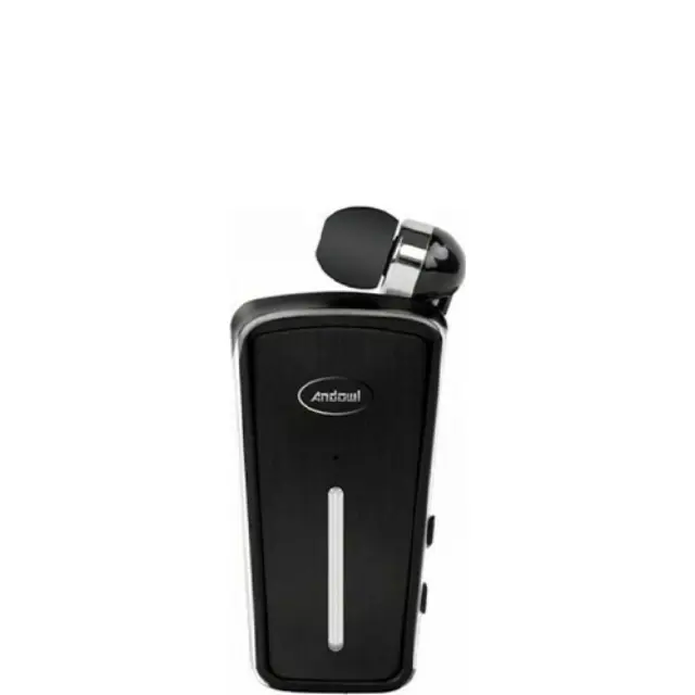 Andowl Q-E80 In-ear Bluetooth Handsfree Ακουστικό Πέτου Μαύρο