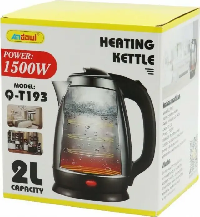 Andowl Q-T193 Βραστήρας 2lt 1500W Inox 2