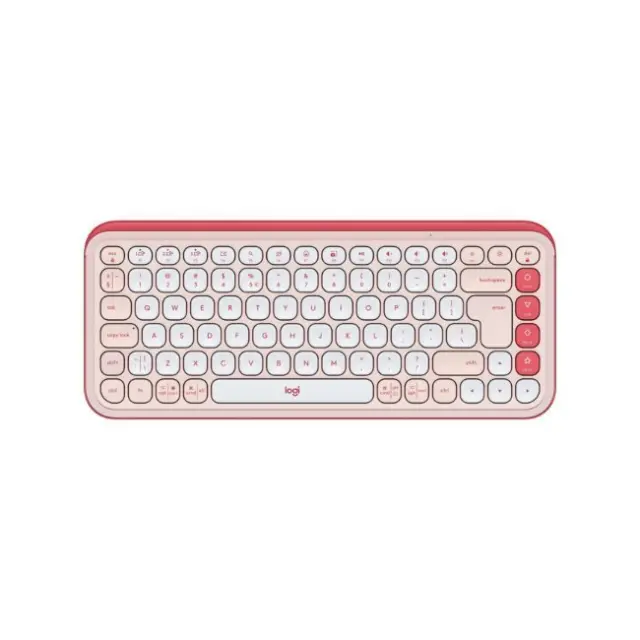 Logitech Keyboard Pop Icon Keys Wireless BT Pink (920-013073)