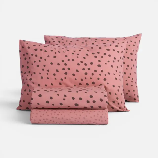 Σετ Σεντόνια Βαμβακερά King Size με Λάστιχο Trust Nef Nef Homeware, 100% ΒΑΜΒΑΚΙ - DUSTY ROSE (040837)