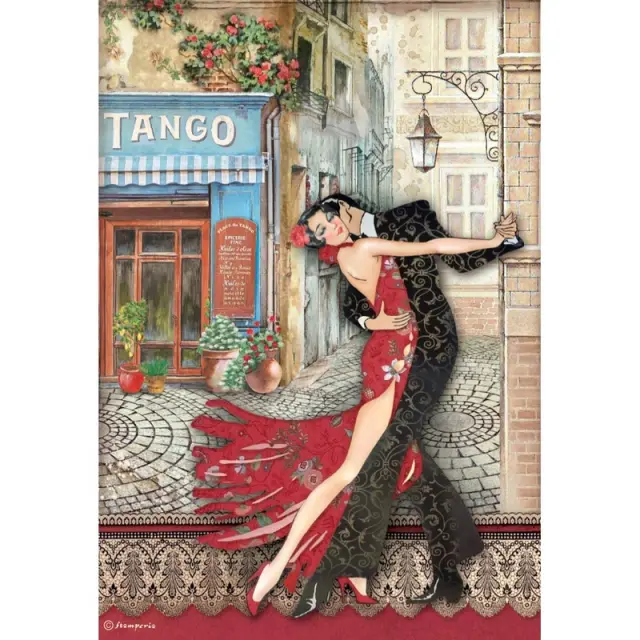 Ριζόχαρτο Stamperia 21x29cm, Desire, Tango