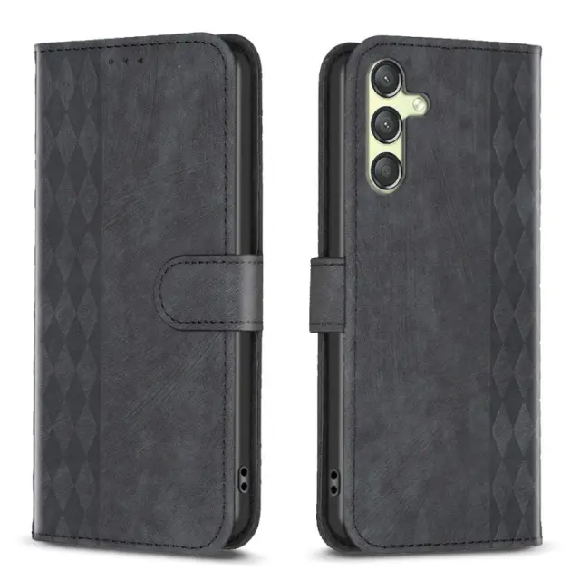 Θήκη Βιβλίο Δερματίνης για Galaxy A25-Black OEM