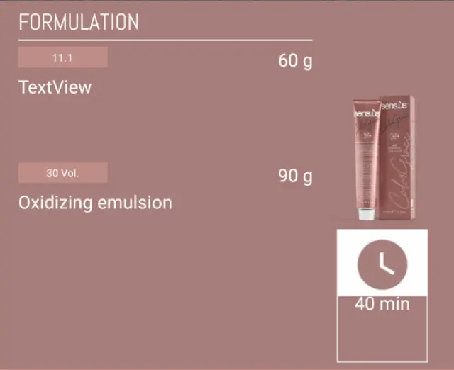 Sensus Color Grace M3K 11.1 Ultra Platinum Ash Blonde 100ml - (μόνιμη βαφή υπερ πλατινέ σαντρέ) 3