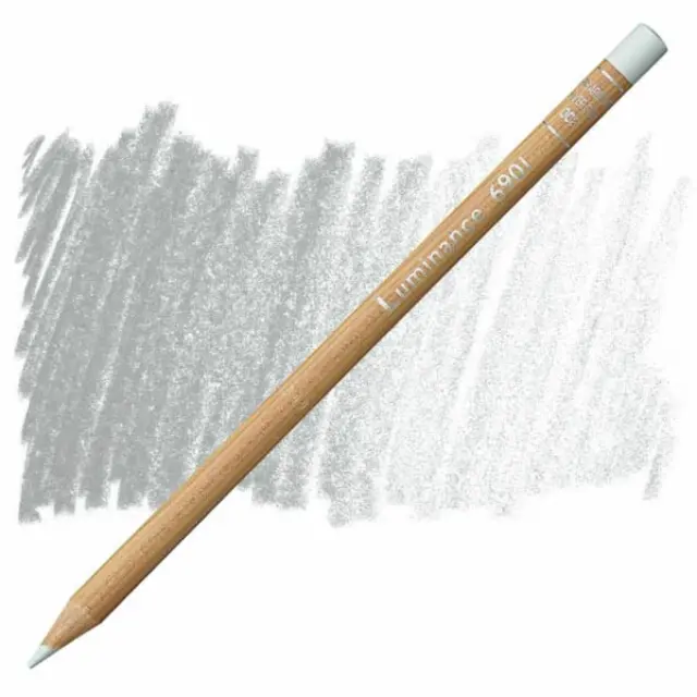 Ξυλομπογιά Caran d'Ache Luminance - 002 Silver Grey