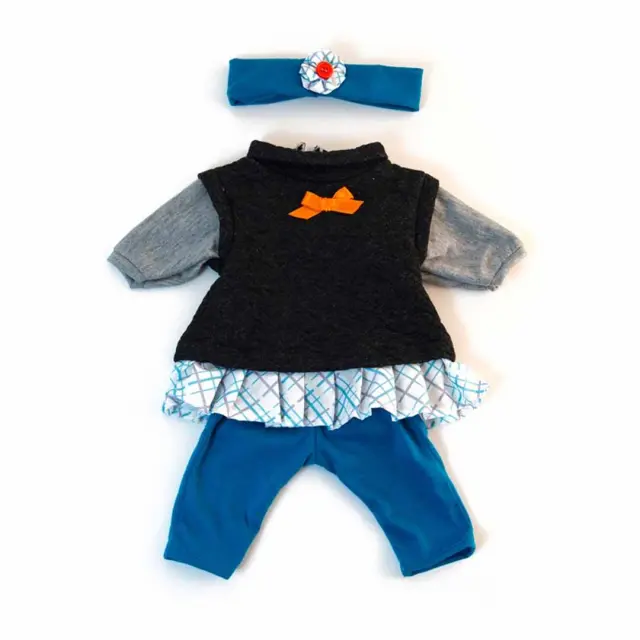 MINILAND DOLLS ΣΕΤ ΡΟΥΧΑ MILD WEATHER GREY SET 38 ΕΚ