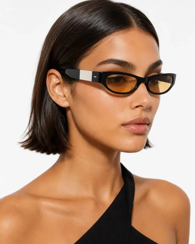 Gucci GG1635S 001 Unisex Μαύρα Γυαλιά Ηλίου - 53–17–140 2