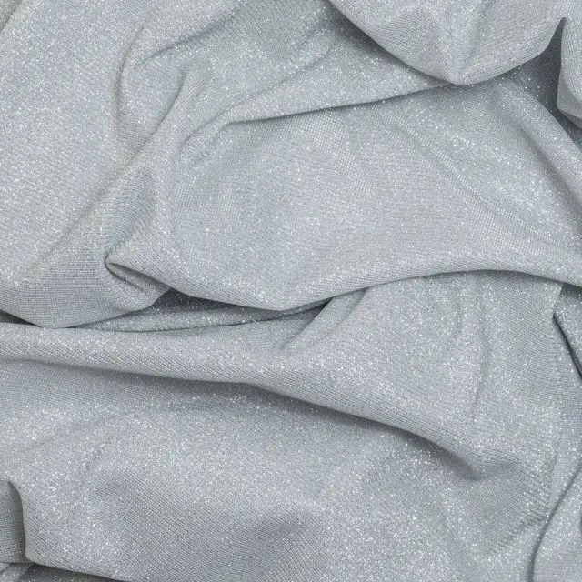 Ύφασμα elastan lurex ασημί 150x300cm Iliadis 83929