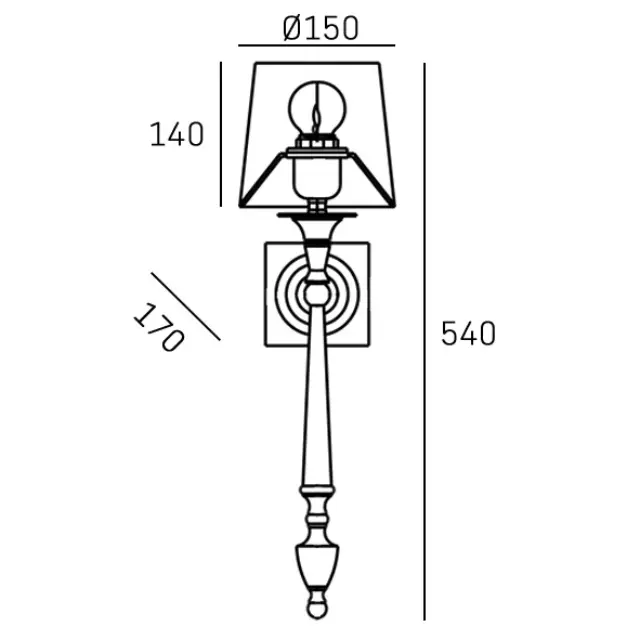 Sconce Austin W01296BK-WH μαύρο ματ με λευκό καπέλο – κομψό και αρμονικό φωτιστικό τοίχου 2