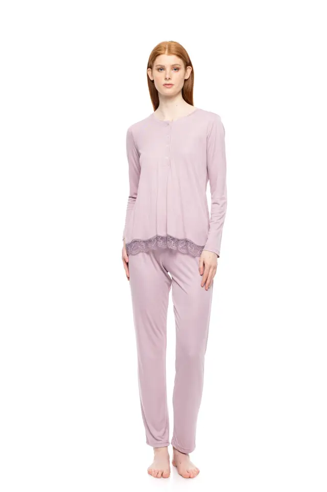WN-1504 - Raspberry - PYJAMA BAMBOO SOLID