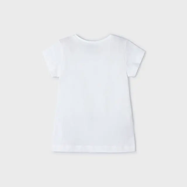 Mini 2 έως 10 ετών Μπλούζα σταμπωτή Better Cotton λευκό - 3Ε 3