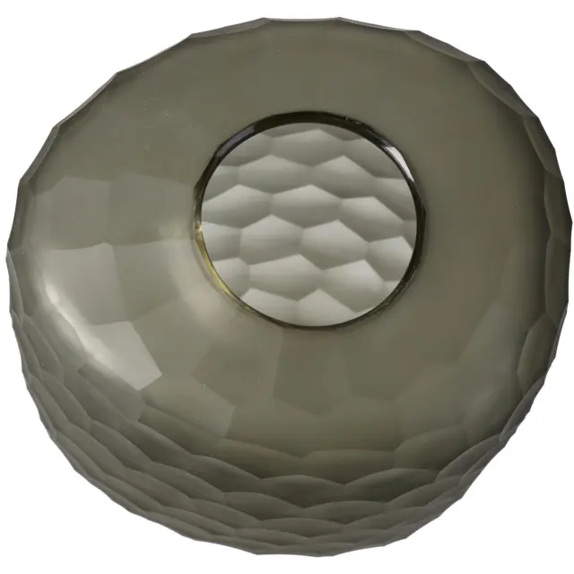 Βάζο Καφέ Γυαλί 16.5x14x24cm 3