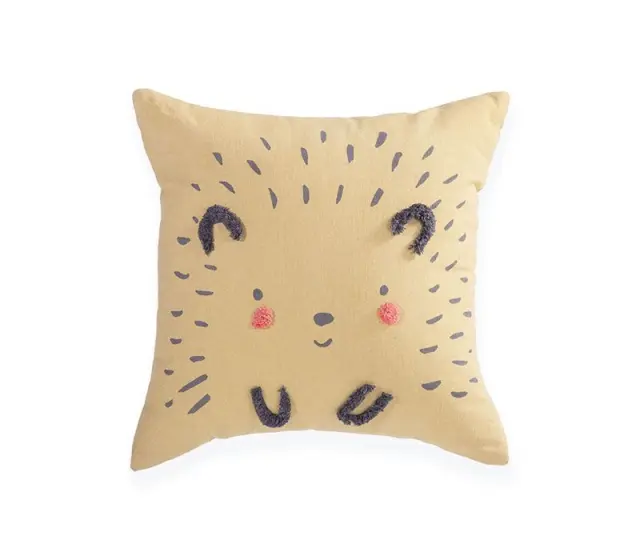 Nef-Nef Homeware Μαξιλάρι Διακοσμητικό Cute Hedgehog 35x35 Yellow