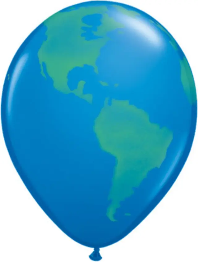 Μπαλόνια Λατεξ Globe Dark Blue /50 τεμ - Διάστημα