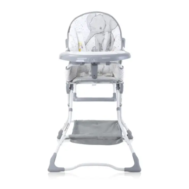 Lorelli Καρεκλάκι Φαγητού Bonbon Cloud Grey Elephant 10100312326 2