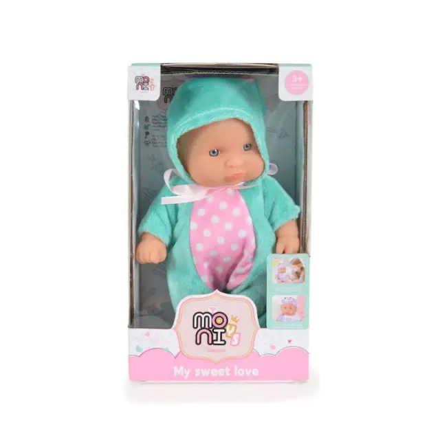 Κούκλα μωράκι 20cm Moni Doll Bunny Green 3800146223403