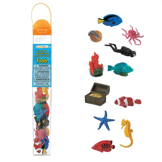 Safari Ltd Μινιατούρες Coral Reef TOOB “Κοραλλιογενής Ύφαλος” για 3+ ετών 699104