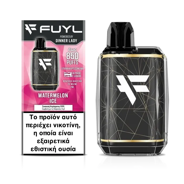 Fuyl Pod System 500mAh Starting Kit Watermelon Ice 20mg 850 Puffs - Dinner Lady