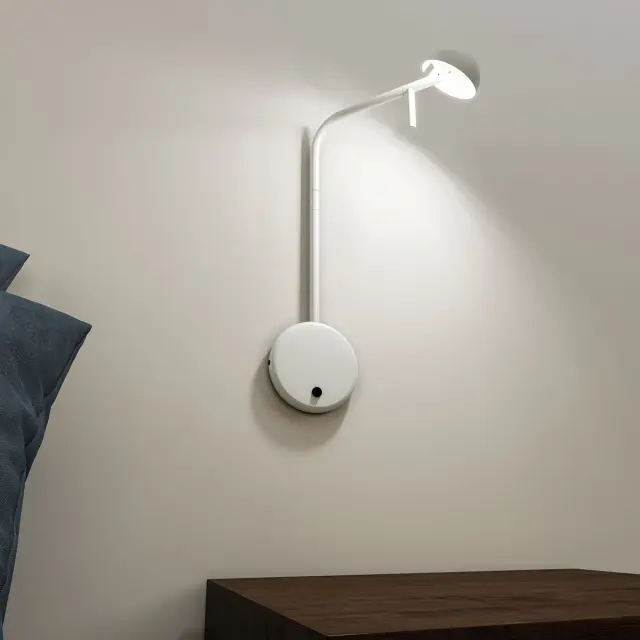 Owl 04236/W/W Απλίκα τοίχου led λευκή Άσπρο