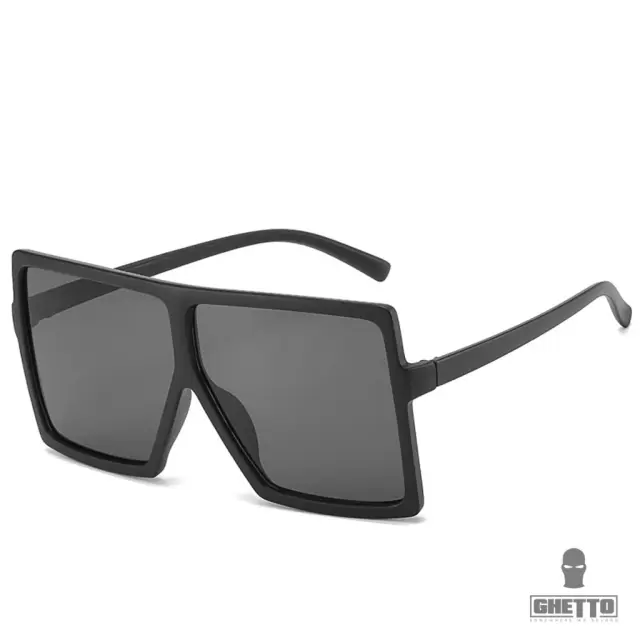 Ghetto Fashion Women Oversized Sunglasses Black