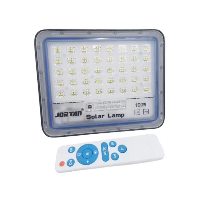 JORTAN LED ΗΛΙΑΚΟΣ ΠΡΟΒΟΛΕΑΣ 100W ΜΕ ΤΗΛΕΧΕΙΡΙΣΜΟ JT-BS100W-TFTZ