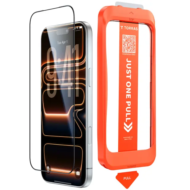 Torras GlassGo Install Master, clear - iPhone 17 Pro