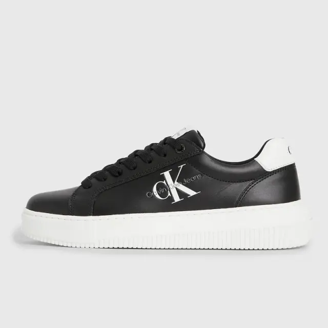 Calvin Klein - Γυναικεία Δερμάτινα Sneakers Chunky Cupsole Mono Wn YW0YW00823-BDS Μαύρο - 41 2