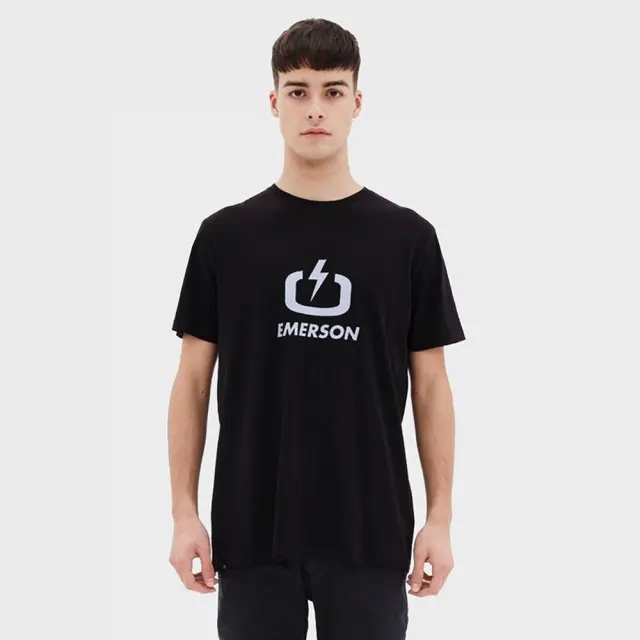 Emerson Logo T-Shirt (221.EM33.01-Black) - Μαύρο