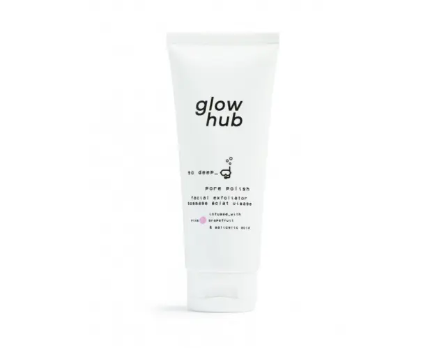 GLOW HUB PORE POLISH FACIAL EXFOLIATOR 120ML