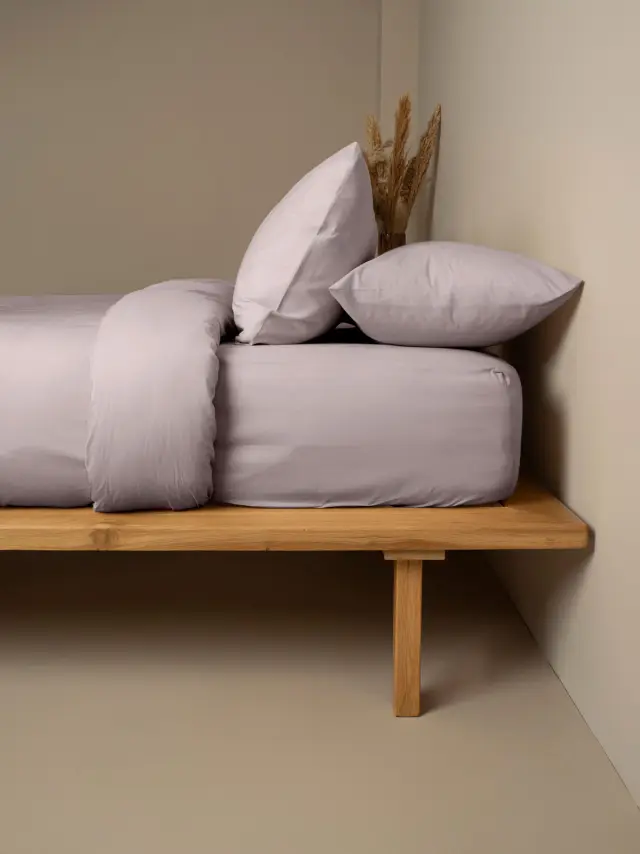 Σεντόνι Cotton Feelings φλατ 107 Dark Grey Υπέρδιπλο (235x270) Sunshine