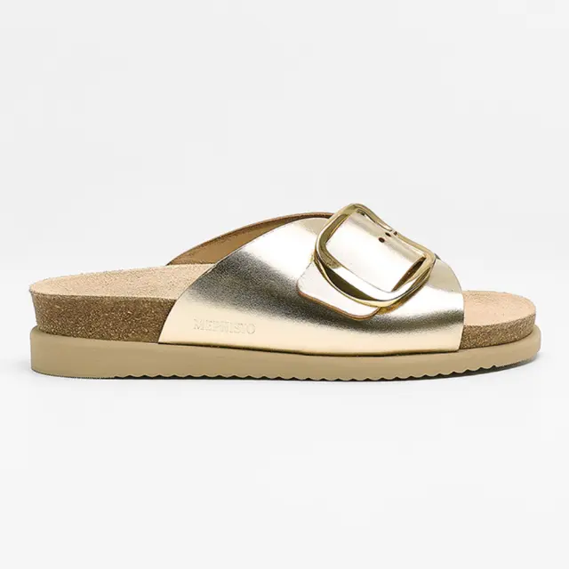Mephisto Πέδιλα Γυναικείο δέρμα Χρυσό MEP/HARIANA GOLD