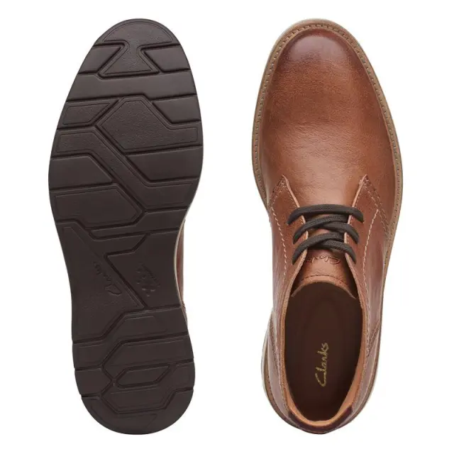 Clarks Chantry Mid Tan Leather - 44