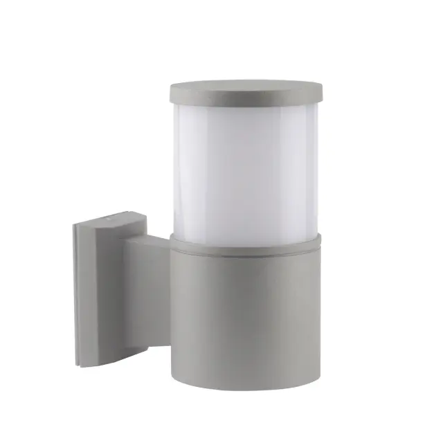 Ena 01090/G Φωτιστικό τοίχου Ε27/A60 IP54 ø10.7x21x17.7cm γκρι Γκρί